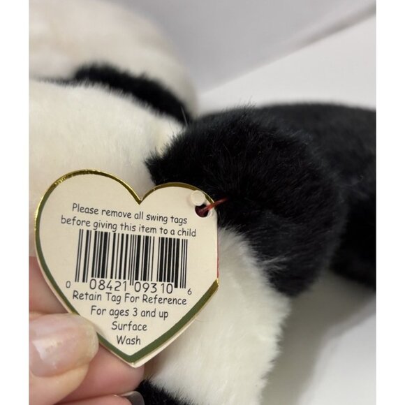 Ty Beanie Buddy PEKING the Panda Bear 13” Plush Vintage - Picture 7 of 8
